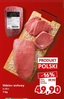 Udziec wołowy kulka promocja w Kaufland