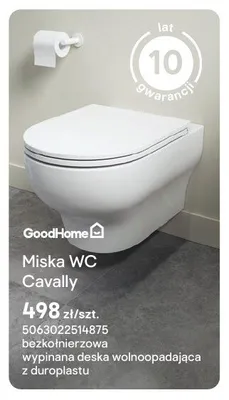 Miska WC GoodHome Cavally promocja w Castorama