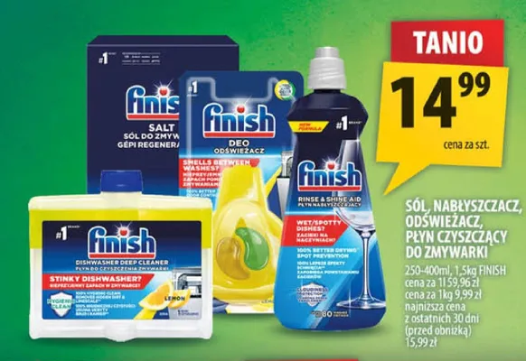 Płyn do czyszczenia zmywarki Finish promocja w Arhelan