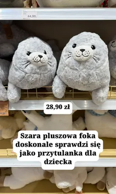 Pluszowa foka szara promocja w MR. DIY