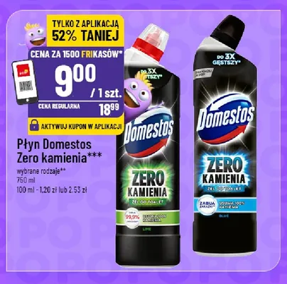 Płyn Domestos Zero Kamienia Blue promocja w POLOmarket