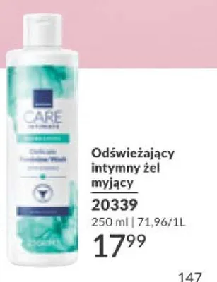 Odświeżający intymny żel myjący promocja w AVON
