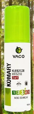 Spray na komary kleszcze i meszki VACO 3w1 promocja w Selgros