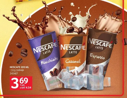 Kawa mrożona Nescafé Latte Espresso promocja w Selgros