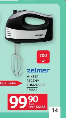Mikser ręczny Zelmer ZHM2453BS promocja w Selgros