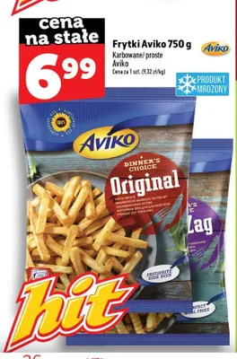 Frytki proste Aviko promocja w TOPAZ