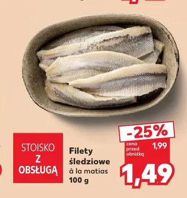 Filety śledziowe à la matias promocja w Kaufland