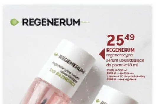 Regeneracyjne serum utwardzające do paznokci Regenerum promocja w Ziko Dermo
