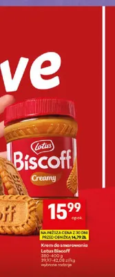 Krem do smarowania Lotus Biscoff promocja w Delikatesy Centrum