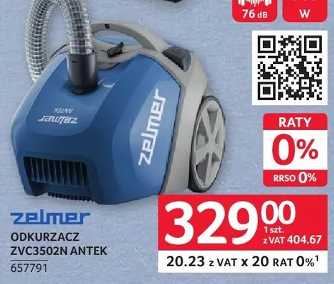Odkurzacz ZELMER ZVC3502N ANTEK promocja w Selgros