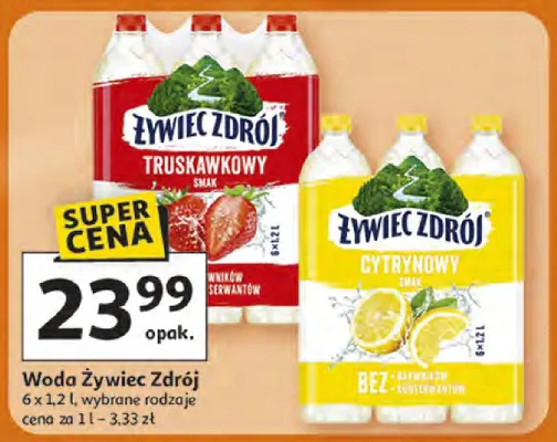 Woda żywiec zdrój promocja w Auchan