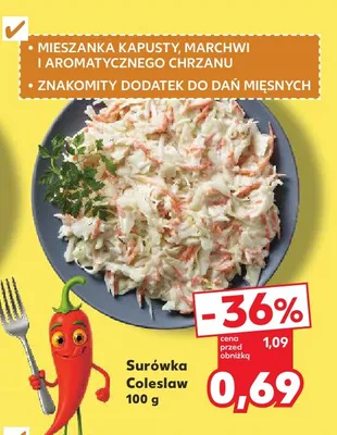 Surówka Coleslaw promocja w Kaufland