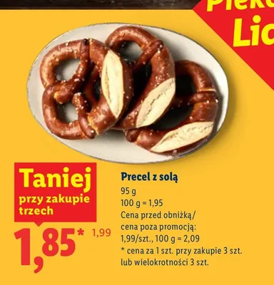 Precel z solą promocja w Lidl