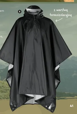 Ponczo przeciwdeszczowe, z pokrowcem promocja w Biedronka