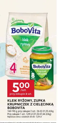 Kleik ryżowy BoboVita promocja w Stokrotka