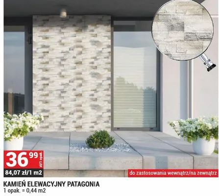 KAMIEŃ ELEWACYJNY PATAGONIA promocja w Merkury Market