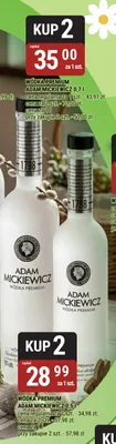 Wódka Premium Adam Mickiewicz promocja w bi1
