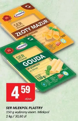 Ser mlekpol plastry w wybrany asort. promocja w Chorten