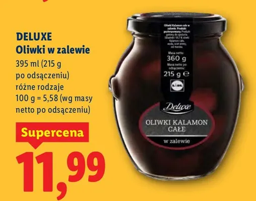 Oliwki w zalewie promocja w Lidl