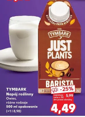 Napój roślinny owies różne rodzaje promocja w Kaufland