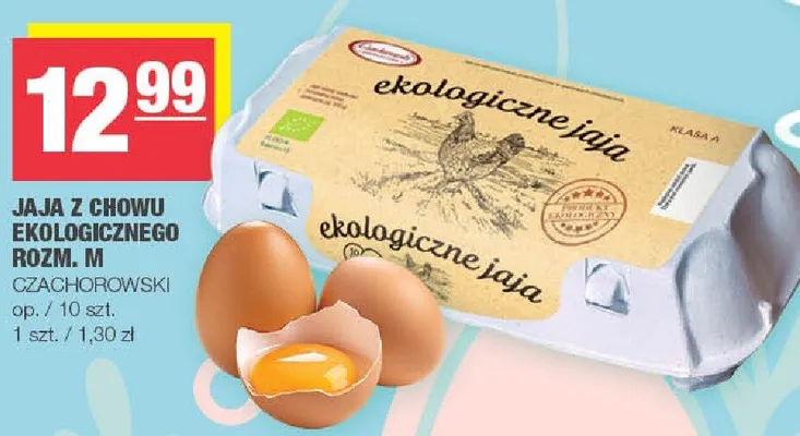 Jaja z chowu ekologicznego rozm. M promocja w SPAR