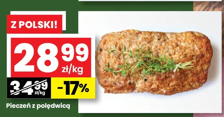 Pieczeń z polędwicą promocja w emma MARKET