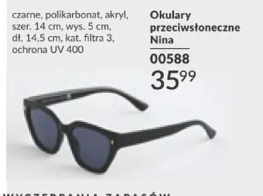 Okulary przeciwsłoneczne Nina promocja w AVON