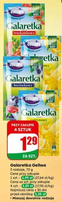 Galaretka borówkowa promocja w Dino