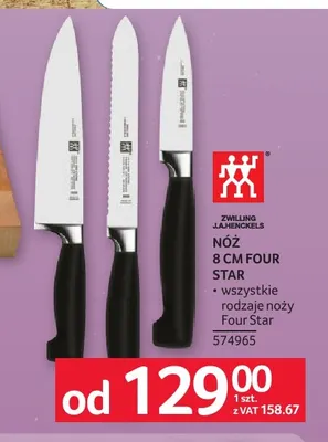 Nóż 8 cm Four Star Zwilling promocja w Selgros