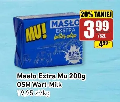 Masło Extra Mu promocja w API Market