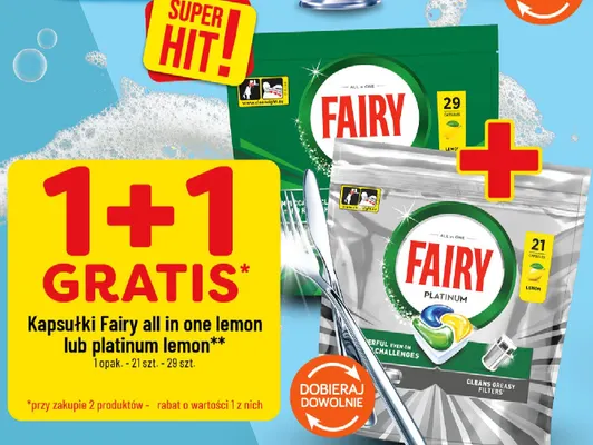 Kapsułki Fairy Platinum Lemon promocja w POLOmarket
