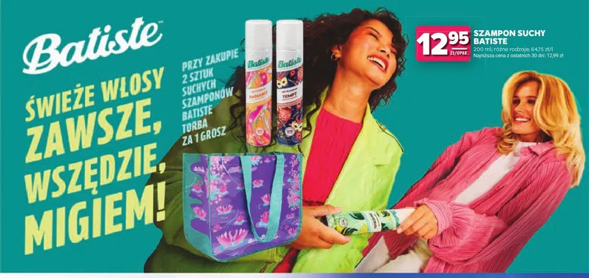 Szampon suchy Batiste promocja w Stokrotka