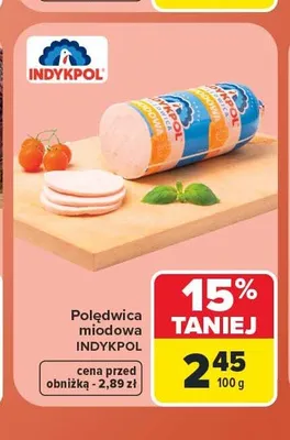Polędwica miodowa Indykpol promocja w Carrefour