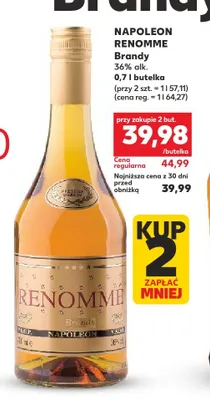 Brandy Renomme promocja w Kaufland