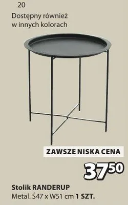 Stolik RANDERUP promocja w Jysk