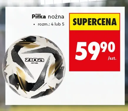 Piłka nożna Zina promocja w Biedronka