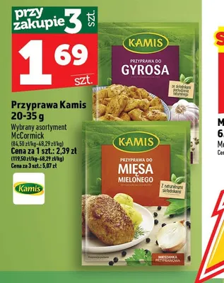 Przyprawa do mięsa mielonego Kamis promocja w TOPAZ