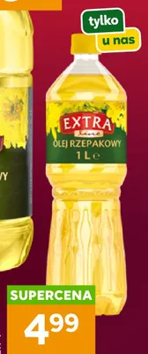 Olej rzepakowy Extra Line promocja w Stokrotka