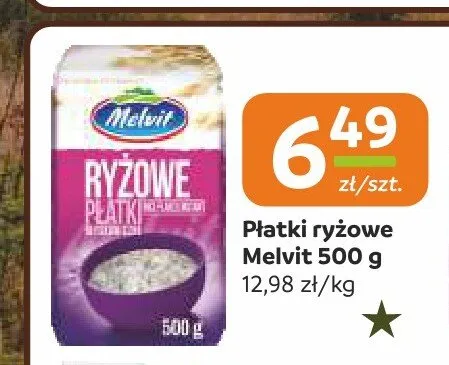Płatki ryżowe Melvit promocja w Społem Częstochowa