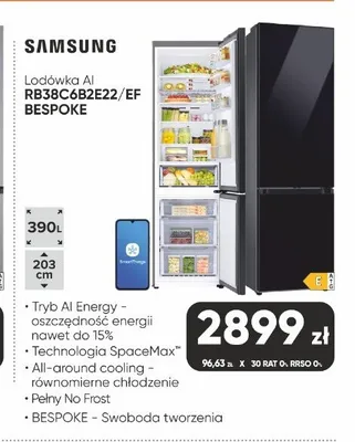 Lodówka AI Samsung RB38C6B2E22/EF BESPOKE promocja w Max Elektro