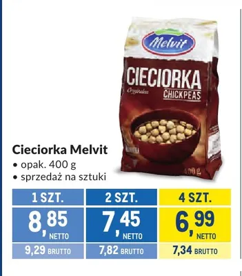 Cieciorka Melvit promocja w Makro