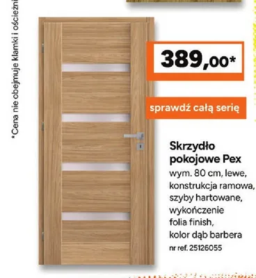 Skrzydło pokojowe Pex promocja w Bricoman