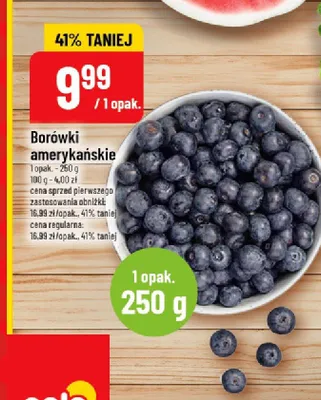 Borówki amerykańskie promocja w POLOmarket