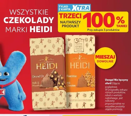 Czekolada HEIDI Florentine Milk Chocolate promocja w Kaufland