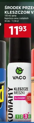 Środek przeciw komarom i kleszczom Vaco spray promocja w Stokrotka