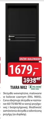 Drzwi TIARA W02 POL-SKONE promocja w Dobre Dla Domu