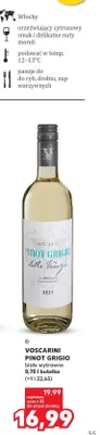 Wino Voscarini Pinot Grigio białe wytrawne promocja w Kaufland