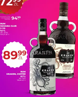 Rum Kraken Coffee promocja w Duży Ben