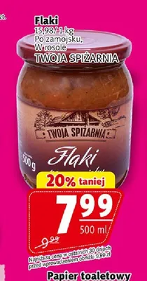 Flaki po zamojsku Twoja Spiżarnia promocja w Prim Market