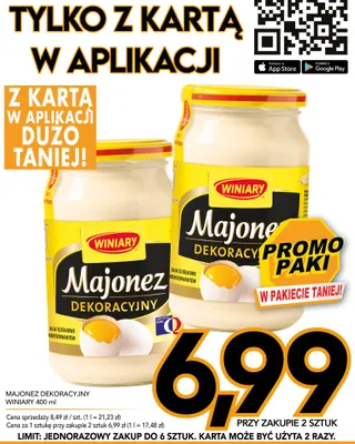 Majonez dekoracyjny Winiary promocja w Kupiec